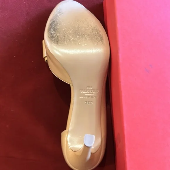Valentino nude bow tie patent leather pump - Picture 4 of 6